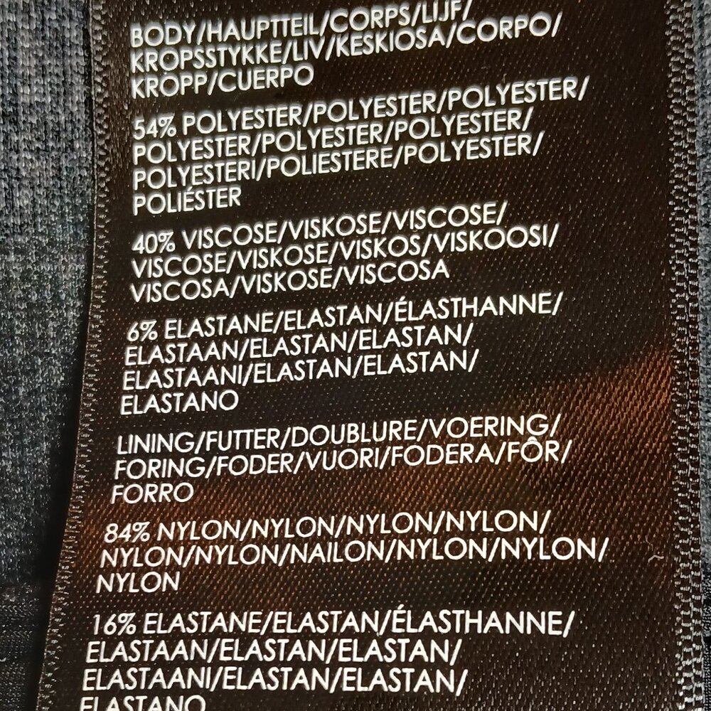 LIVERPOOL Dark Gray Career Skirt Size OP - EUC - Picture 6 of 8